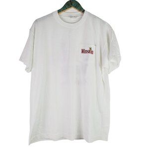 Vtg 90's Winston La Metalica Desvistela Single Stitch Pocket Crew Neck Tee, XL